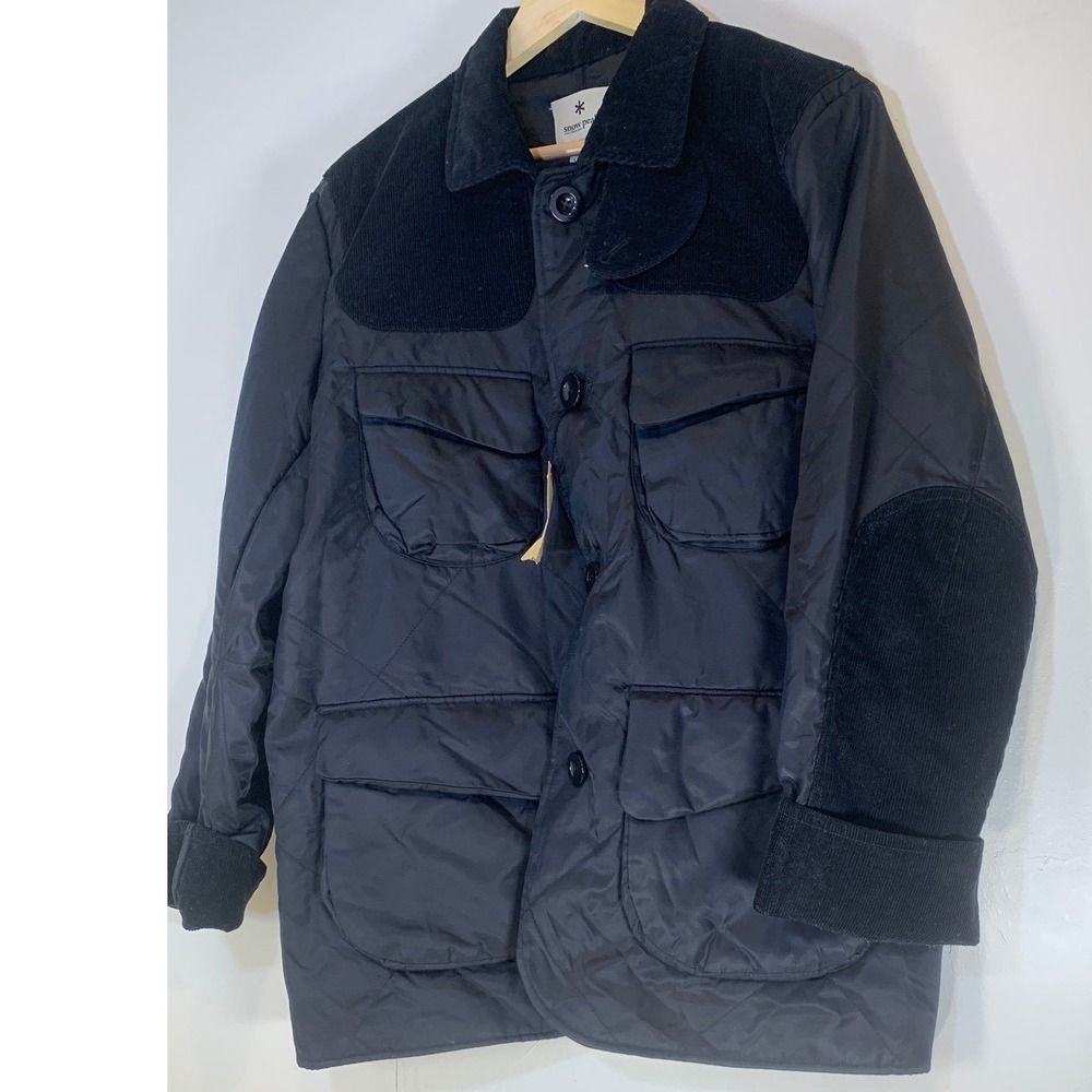 Snow Peak Quilted Field Jacket Large Cotton Trim Gorpcore Utility Mens